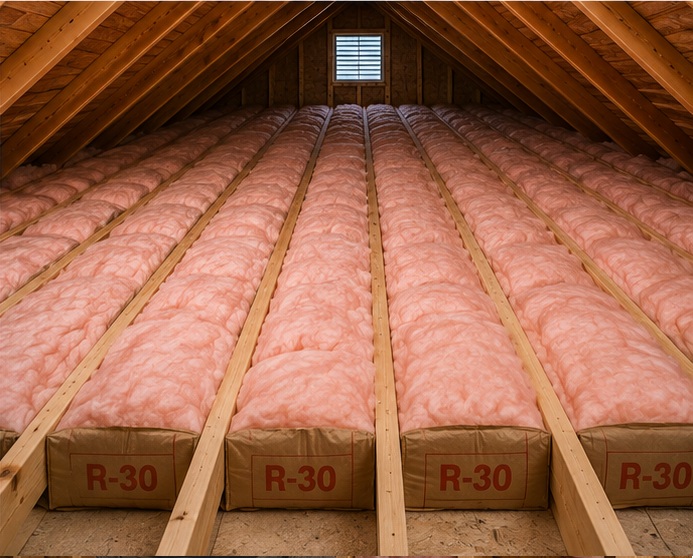 R-30 attic batt insulation Western New York
